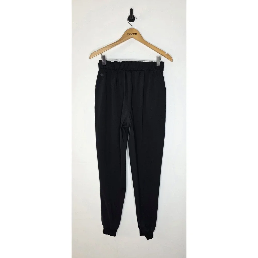 Lululemon Keep Moving Jogger Women's Size 6 High-Rise Black Luxtreme Stretch